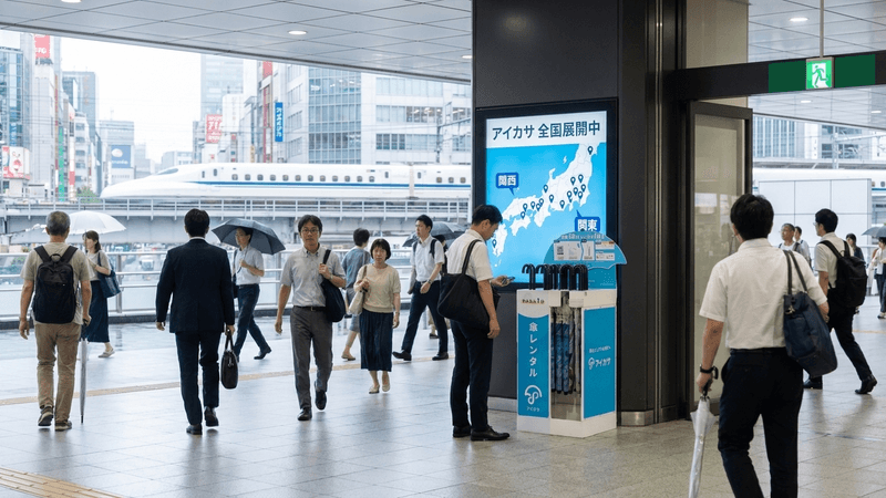 アイカサが日本テレビとタッグ!関東・関西でスポット3倍拡大、環境貢献も加速します