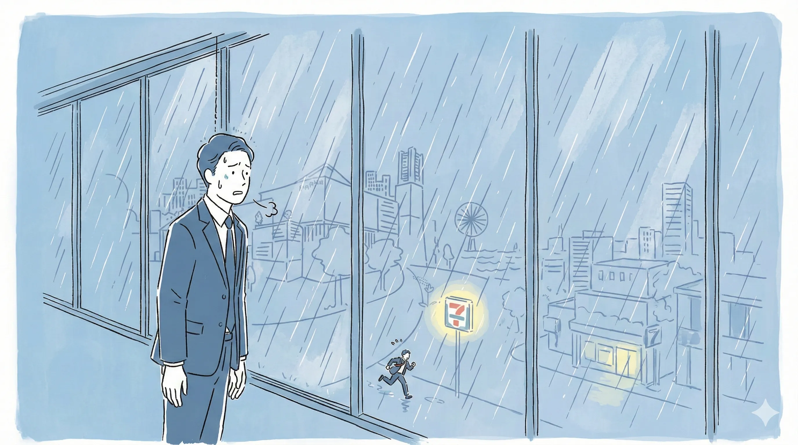 急な雨の課題